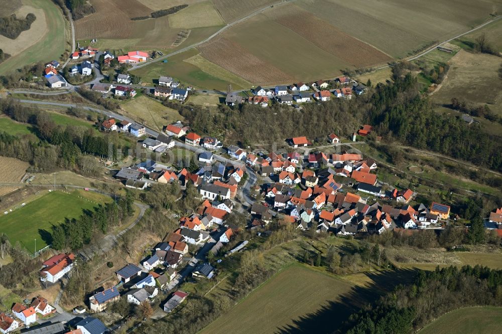 Luftbild Gerichtstetten - Ortsansicht in Gerichtstetten im Bundesland Baden-Württemberg, Deutschland