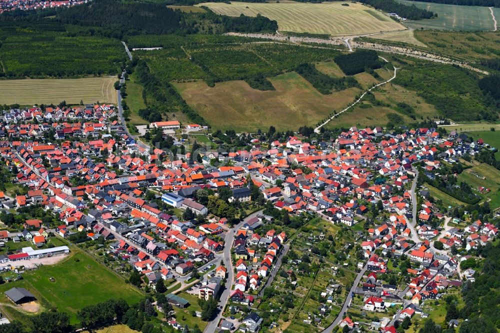 Luftbild Geschwenda - Ortsansicht in Geschwenda im Bundesland Thüringen, Deutschland