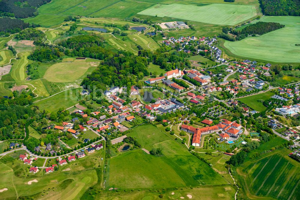 Göhren-Lebbin aus der Vogelperspektive: Ortsansicht in Göhren-Lebbin im Bundesland Mecklenburg-Vorpommern