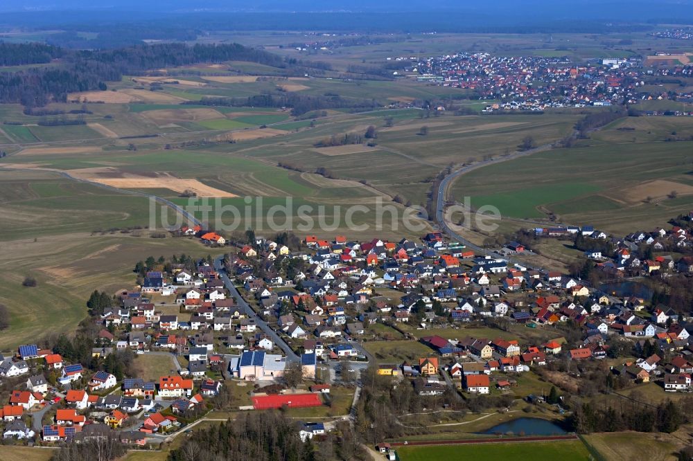 Luftaufnahme Glashütten - Ortsansicht in Glashütten im Bundesland Bayern, Deutschland