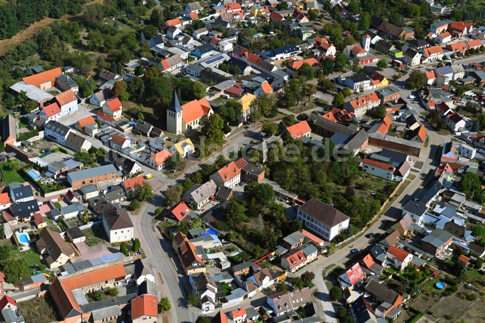 Luftbild Groß Rosenburg - Ortsansicht in Groß Rosenburg im Bundesland Sachsen-Anhalt, Deutschland