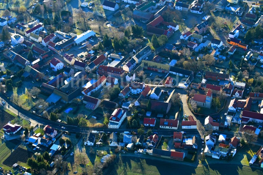 Luftbild Großlehna - Ortsansicht in Großlehna im Bundesland Sachsen, Deutschland