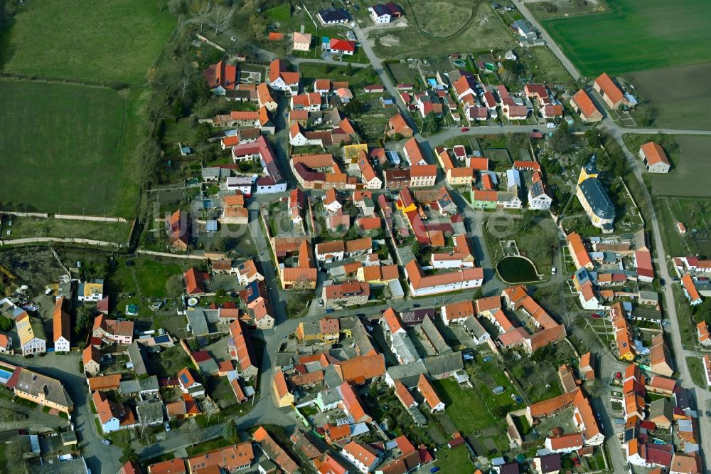 Luftaufnahme Großneuhausen - Ortsansicht in Großneuhausen im Bundesland Thüringen, Deutschland