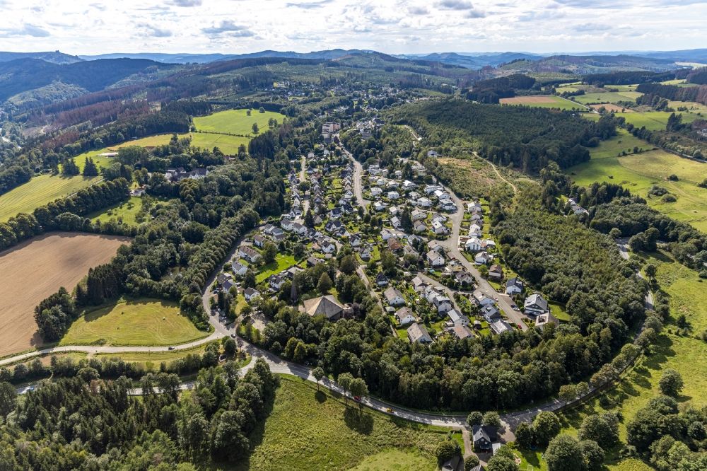 Luftaufnahme Gudenhagen - Ortsansicht in Gudenhagen im Bundesland Nordrhein-Westfalen, Deutschland