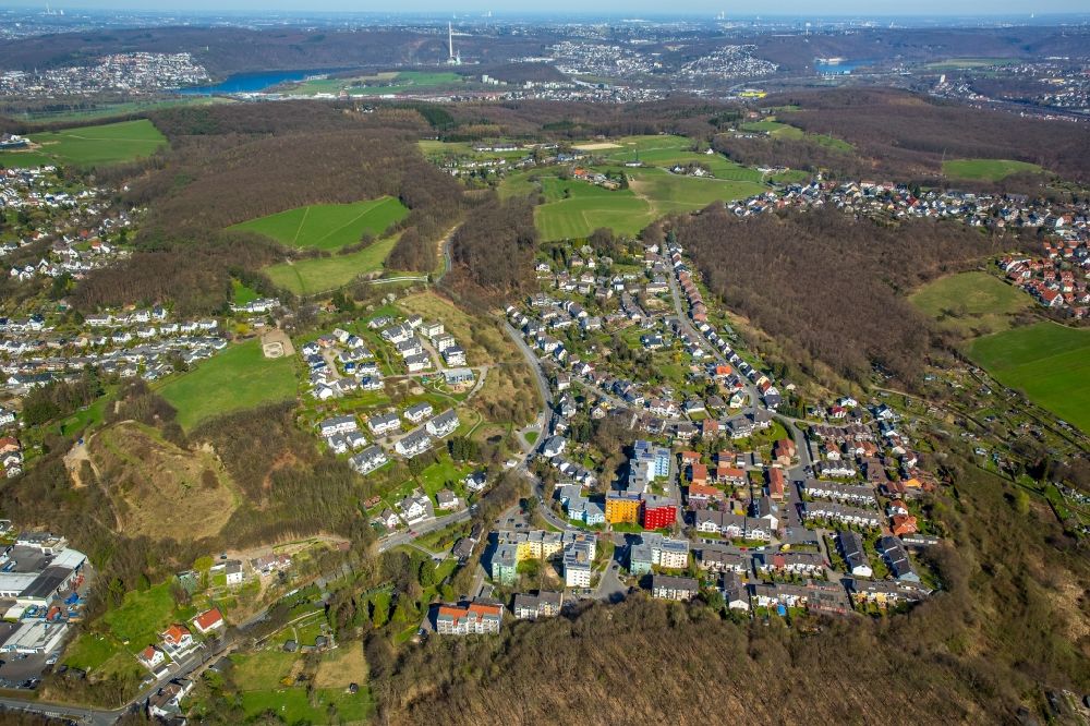 Luftbild Hagen - Ortsansicht in Hagen im Bundesland Nordrhein-Westfalen, Deutschland