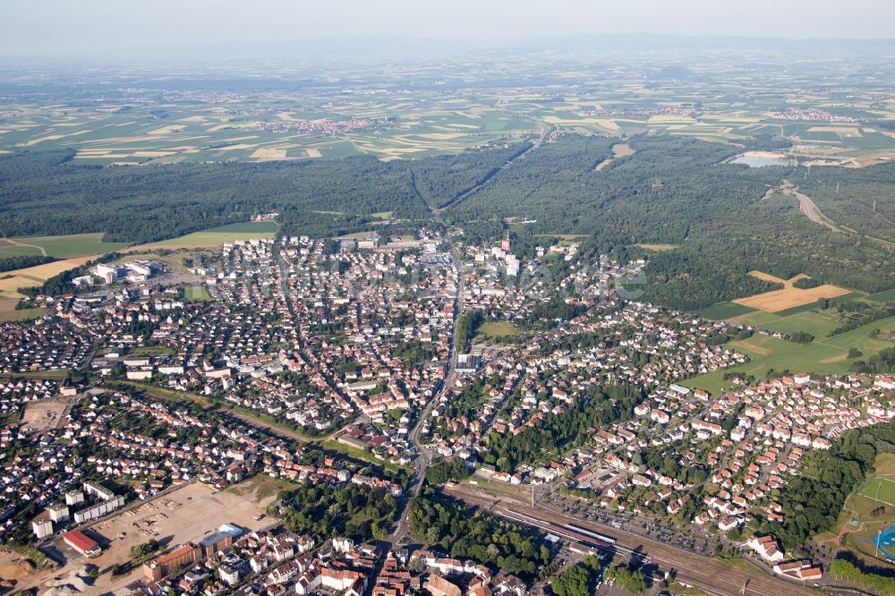 Luftbild Haguenau - Ortsansicht in Haguenau in Grand Est, Frankreich