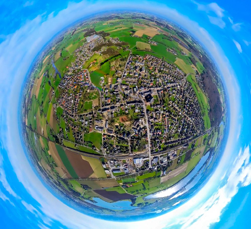 Luftbild Haldern - Ortsansicht in Haldern im Bundesland Nordrhein-Westfalen