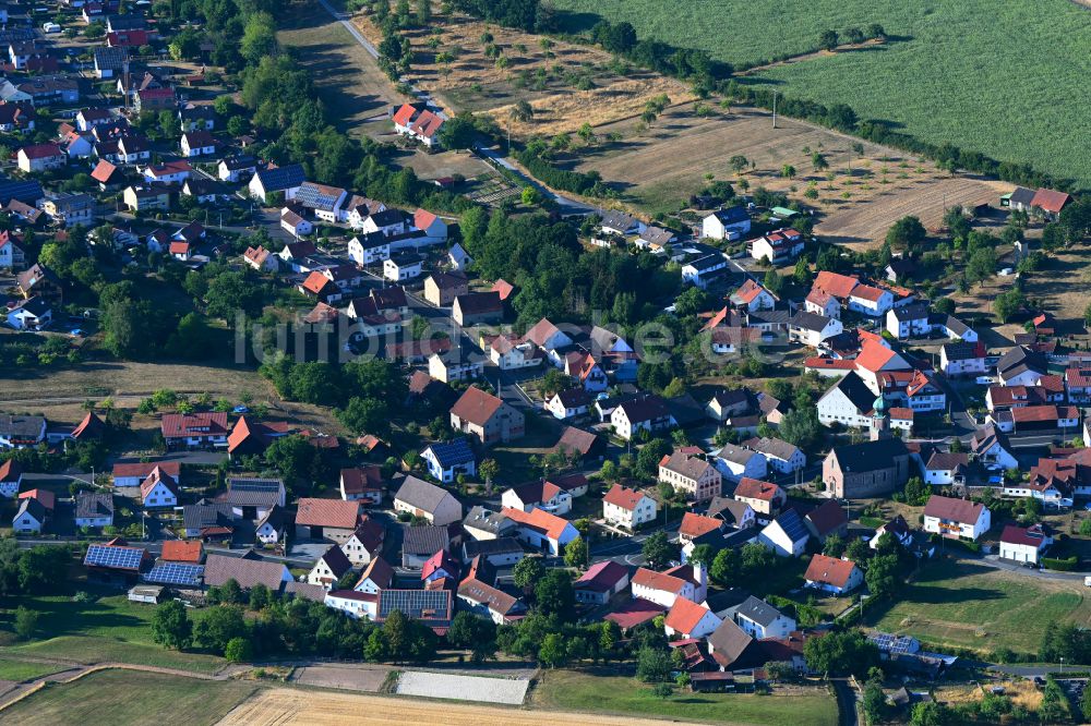 Hammelburg aus der Vogelperspektive: Ortsansicht in Hammelburg im Bundesland Bayern, Deutschland