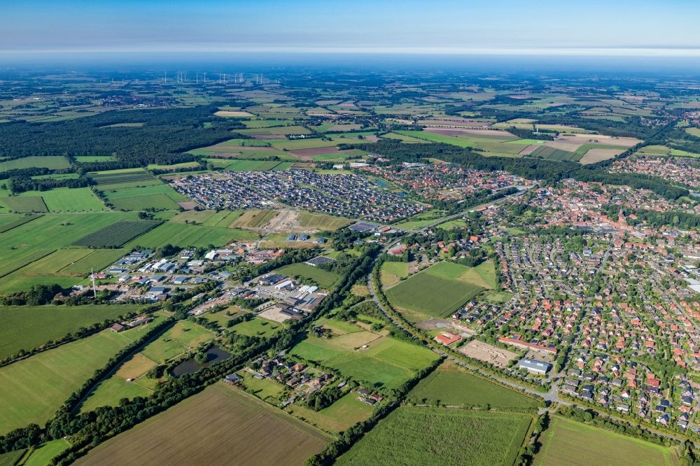 Luftbild Harsefeld - Ortsansicht in Harsefeld im Bundesland Niedersachsen, Deutschland