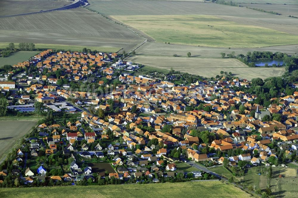 Luftbild Harsleben - Ortsansicht in Harsleben im Bundesland Sachsen-Anhalt, Deutschland