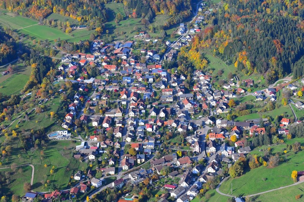 Hasel von oben - Ortsansicht in Hasel im Bundesland Baden-Württemberg, Deutschland