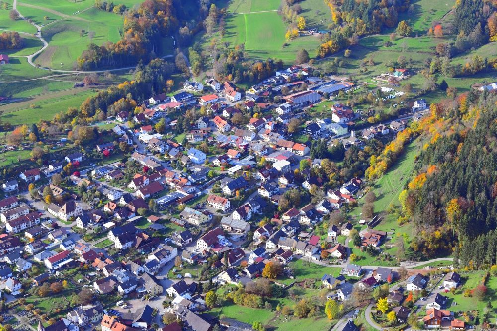 Luftbild Hasel - Ortsansicht in Hasel im Bundesland Baden-Württemberg, Deutschland
