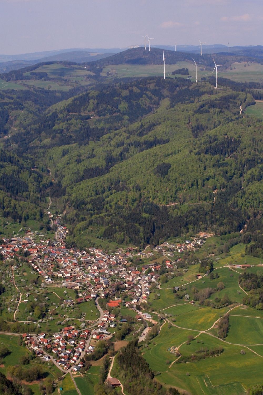 Luftbild Hasel - Ortsansicht von Hasel im Südschwarzwald im Bundesland Baden-Württemberg, Deutschland