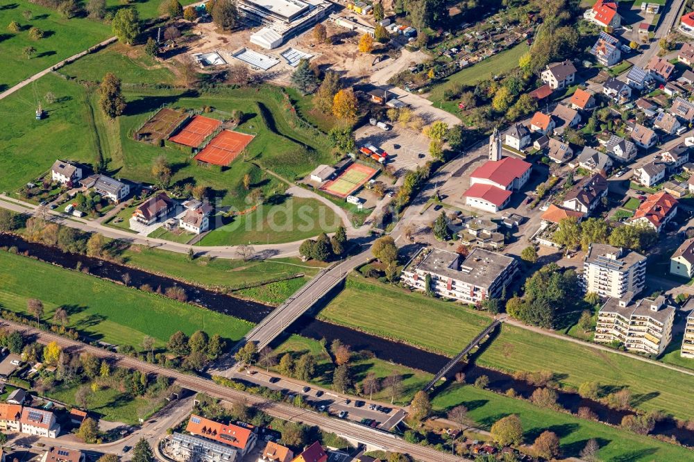 Luftaufnahme Hausach - Ortsansicht in Hausach im Bundesland Baden-Württemberg, Deutschland