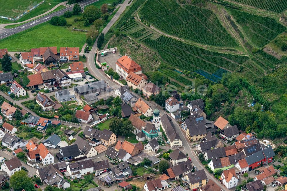 Luftaufnahme Kenzingen - Ortsansicht Hecklingen Ortsteil von Kenzingen im Bundesland Baden-Württemberg, Deutschland