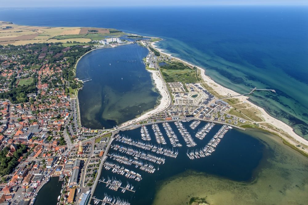 Luftbild Heiligenhafen - Ortsansicht von Heiligenhafen im Bundesland Schleswig-Holstein