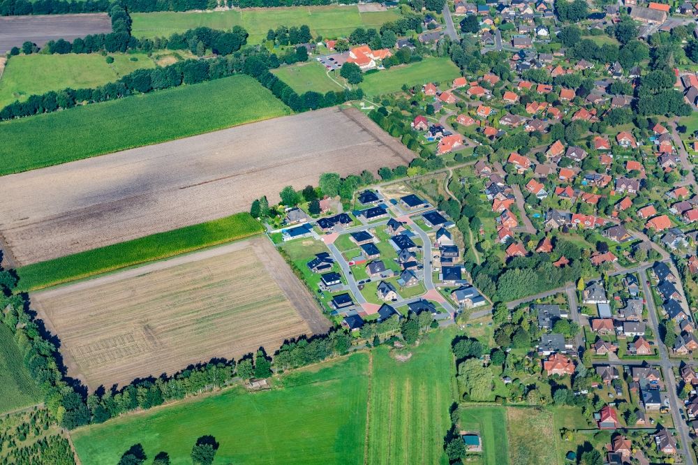 Luftbild Helmste - Ortsansicht von Helmste der Gemeinde Deinste im Bundesland Niedersachsen, Deutschland