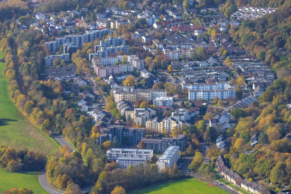 Luftbild Herdecke - Ortsansicht in Herdecke im Bundesland Nordrhein-Westfalen, Deutschland