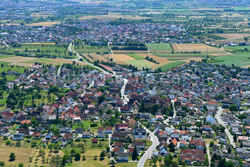 Herrenberg von oben - Ortsansicht in Herrenberg im Bundesland Baden-Württemberg, Deutschland