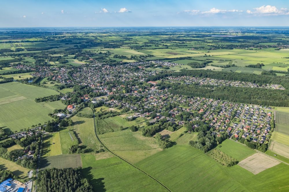 Luftbild Himmelpforten - Ortsansicht in Himmelpforten im Bundesland Niedersachsen, Deutschland