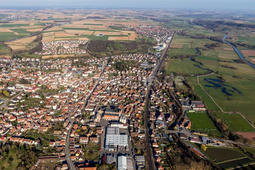 Luftbild Hochfelden - Ortsansicht in Hochfelden in Grand Est, Frankreich