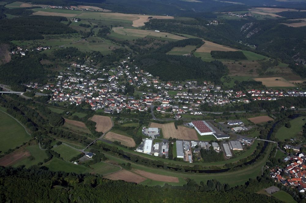 Hochstetten-Dhaun, VBG Kirn-Land von oben - Ortsansicht von Hochstetten-Dhaun im Bundesland Rheinland-Pfalz