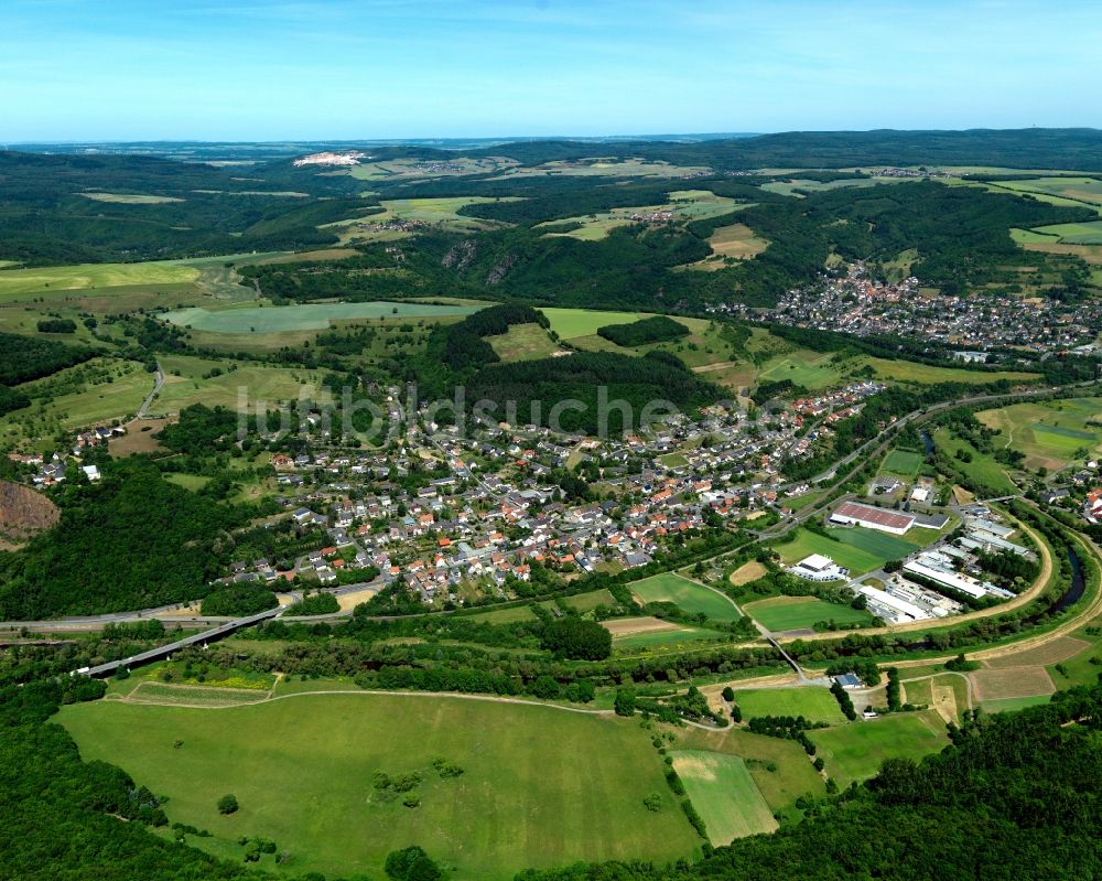 Luftbild Hochstetten-Dhaun - Ortsansicht von Hochstetten-Dhaun im Bundesland Rheinland-Pfalz