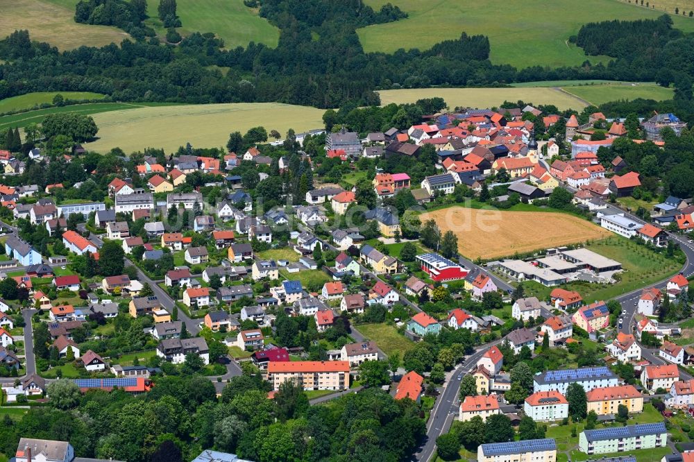 Luftaufnahme Hohenberg an der Eger - Ortsansicht in Hohenberg an der Eger im Bundesland Bayern, Deutschland
