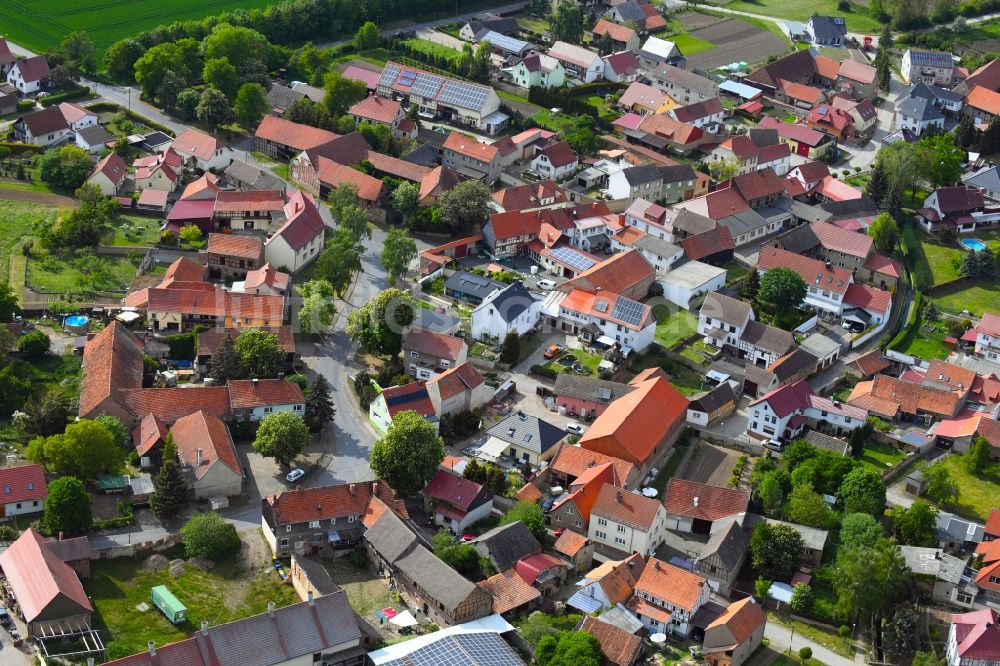 Luftbild Holzengel - Ortsansicht in Holzengel im Bundesland Thüringen, Deutschland