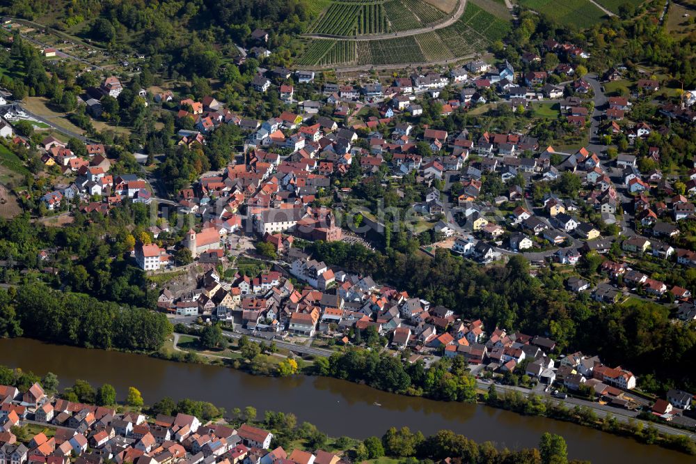 Luftbild Homburg a.Main - Ortsansicht in Homburg a.Main im Bundesland Bayern, Deutschland
