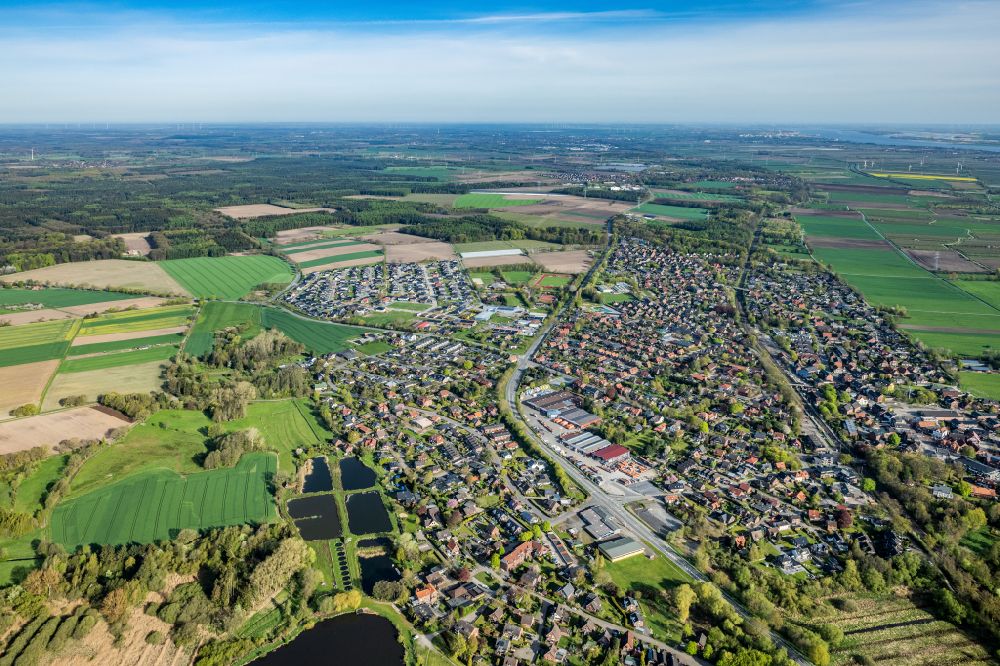 Luftbild Horneburg - Ortsansicht in Horneburg im Bundesland Niedersachsen, Deutschland