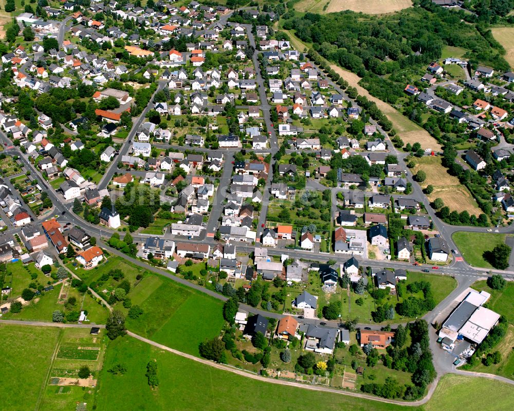 Luftaufnahme Hörbach - Ortsansicht in Hörbach im Bundesland Hessen, Deutschland