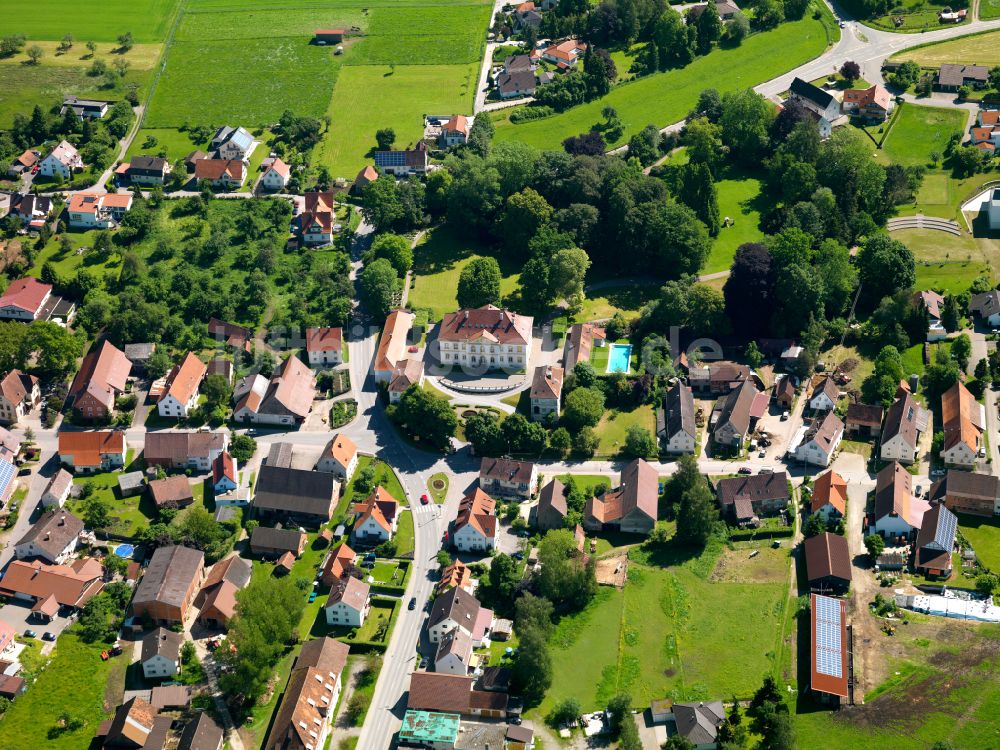 Hörenhausen von oben - Ortsansicht in Hörenhausen im Bundesland Baden-Württemberg, Deutschland