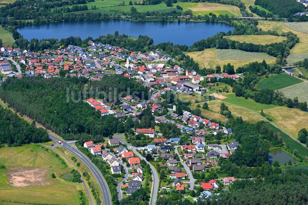 Luftaufnahme Hütten - Ortsansicht in Hütten im Bundesland Bayern, Deutschland