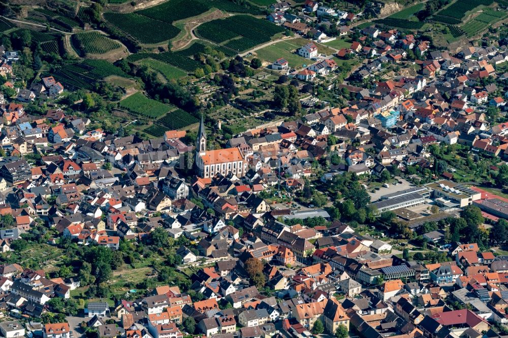 Luftbild Ihringen - Ortsansicht in Ihringen im Bundesland Baden-Württemberg, Deutschland