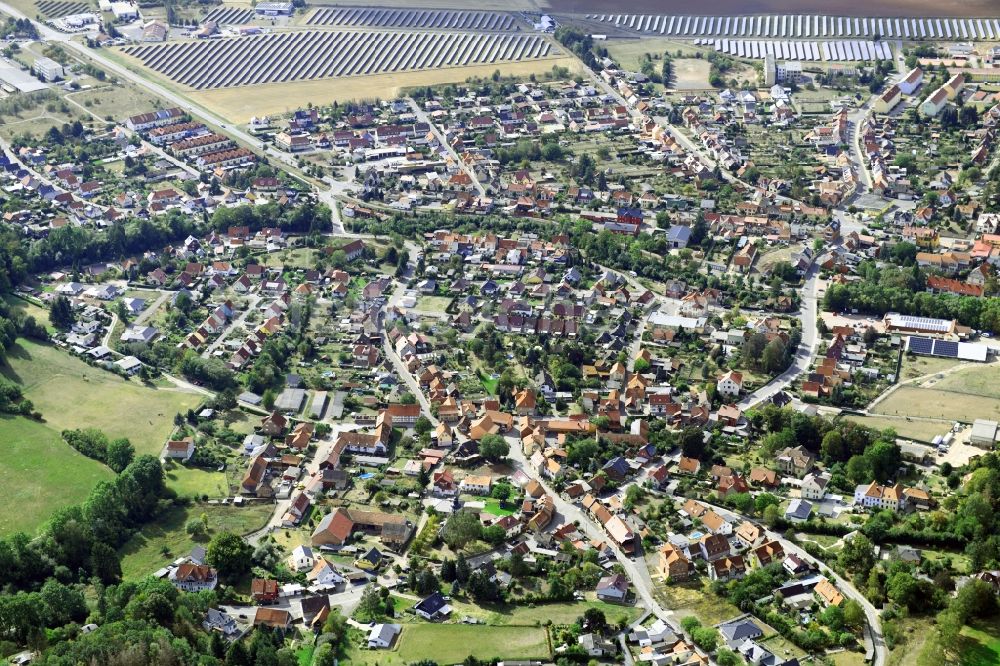 Luftaufnahme Ilfeld - Ortsansicht in Ilfeld im Bundesland Thüringen, Deutschland
