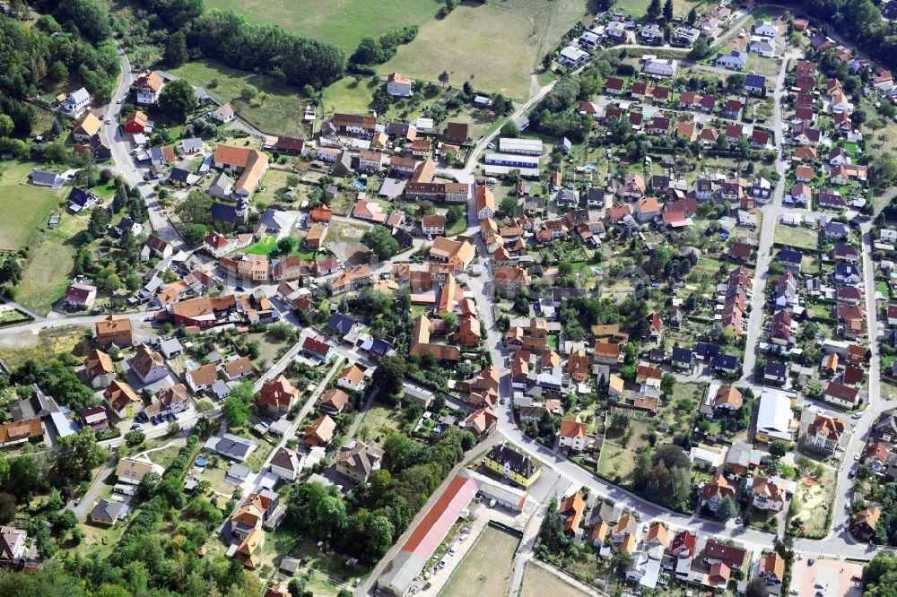 Ilfeld aus der Vogelperspektive: Ortsansicht in Ilfeld im Bundesland Thüringen, Deutschland