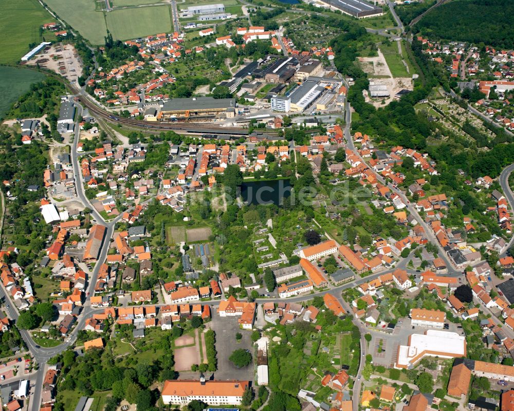 Luftbild Ilsenburg (Harz) - Ortsansicht in Ilsenburg (Harz) im Bundesland Sachsen-Anhalt, Deutschland