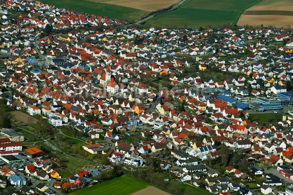 Ilsfeld aus der Vogelperspektive: Ortsansicht von Ilsfeld im Bundesland Baden-Württemberg, Deutschland