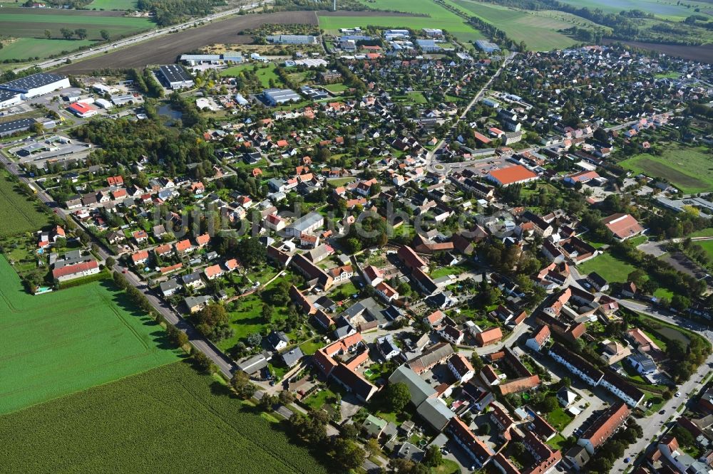 Luftbild Irxleben - Ortsansicht in Irxleben im Bundesland Sachsen-Anhalt, Deutschland