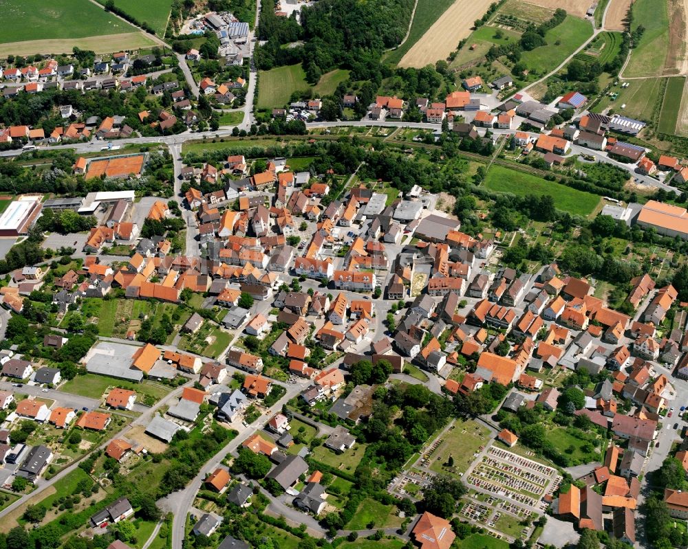 Luftaufnahme Ittlingen - Ortsansicht in Ittlingen im Bundesland Baden-Württemberg, Deutschland
