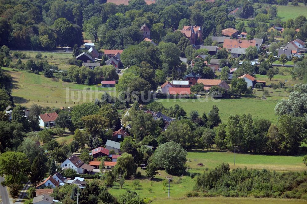 Jahnsfelde von oben - Ortsansicht in Jahnsfelde im Bundesland Brandenburg