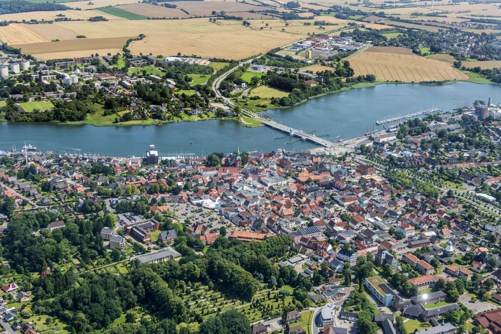 Luftaufnahme Kappeln - Ortsansicht Kappeln an der Schlei im Bundesland Schleswig-Holstein, Deutschland