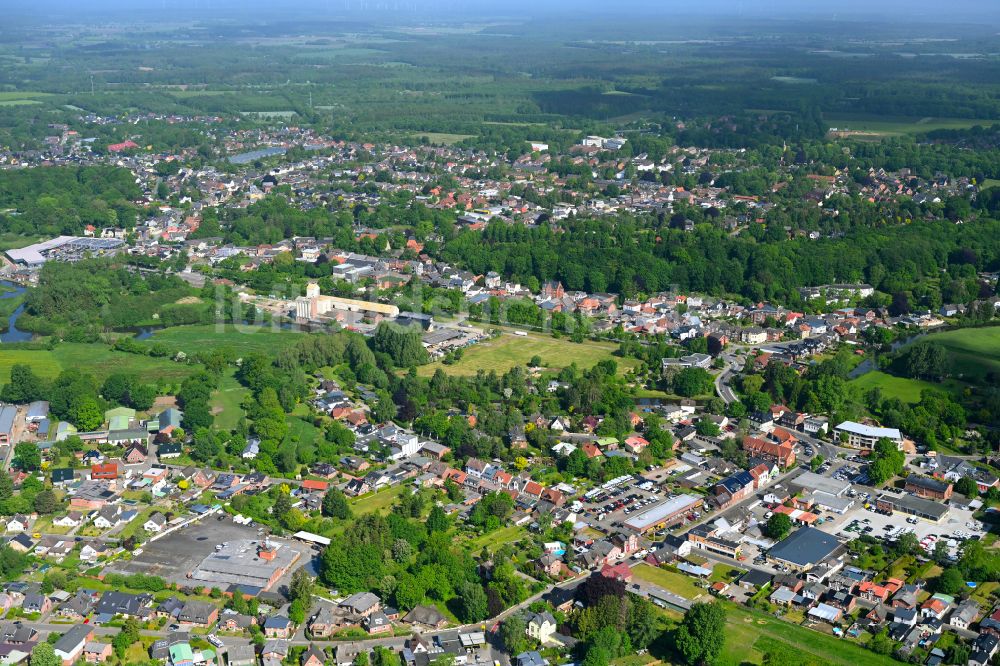 Luftbild Kellinghusen - Ortsansicht in Kellinghusen im Bundesland Schleswig-Holstein, Deutschland