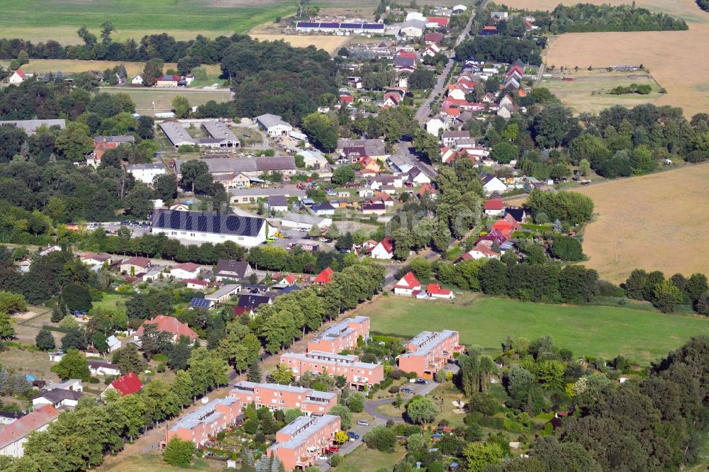 Luftaufnahme Kienberg - Ortsansicht in Kienberg im Bundesland Brandenburg, Deutschland