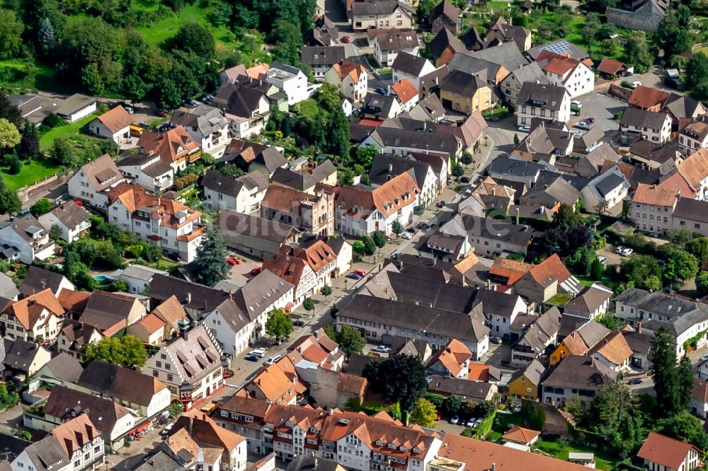 Luftaufnahme Kippenheim - Ortsansicht in Kippenheim im Bundesland Baden-Württemberg, Deutschland