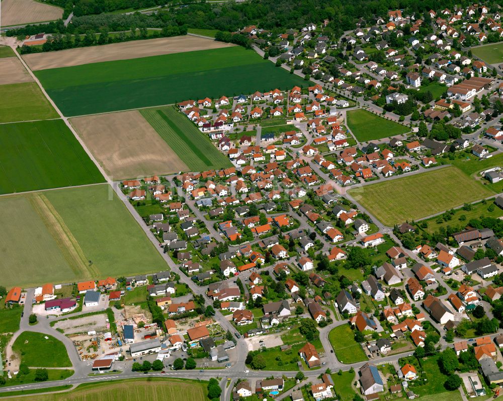 Luftbild Kirchdorf an der Iller - Ortsansicht in Kirchdorf an der Iller im Bundesland Baden-Württemberg, Deutschland