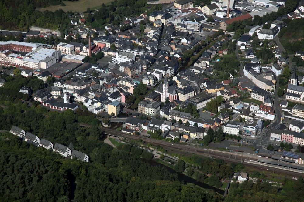 Luftaufnahme Kirn - Ortsansicht von Kirn im Bundesland Rheinland-Pfalz