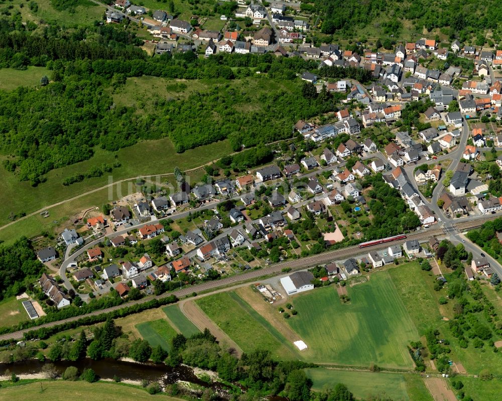Kirn-Sulzbach aus der Vogelperspektive: Ortsansicht von Kirn-Sulzbach im Bundesland Rheinland-Pfalz