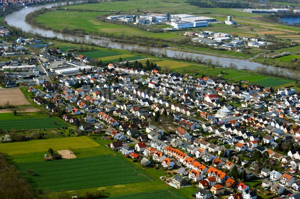Luftaufnahme Klein-Welzheim - Ortsansicht von Klein-Welzheim am Main im Bundesland Hessen, Deutschland